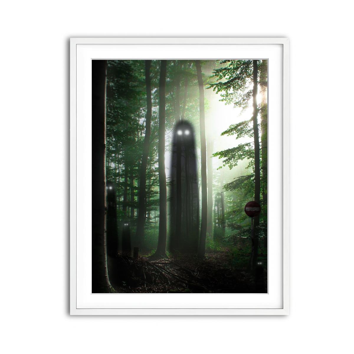 Framed Print 3x4 White