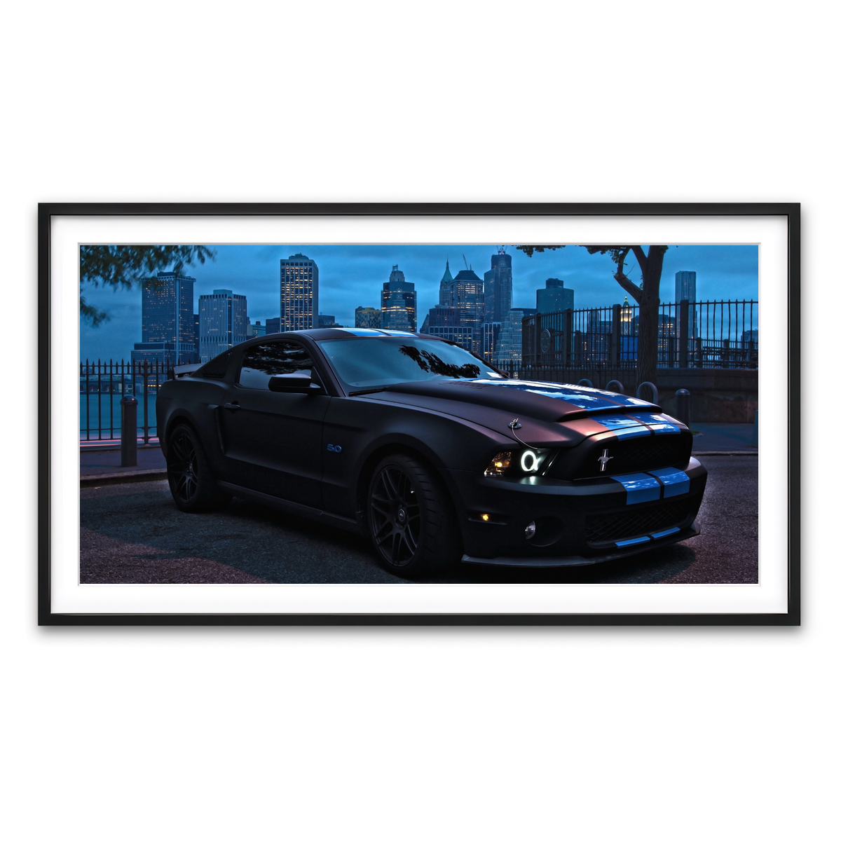 Framed Print 2x1 Black