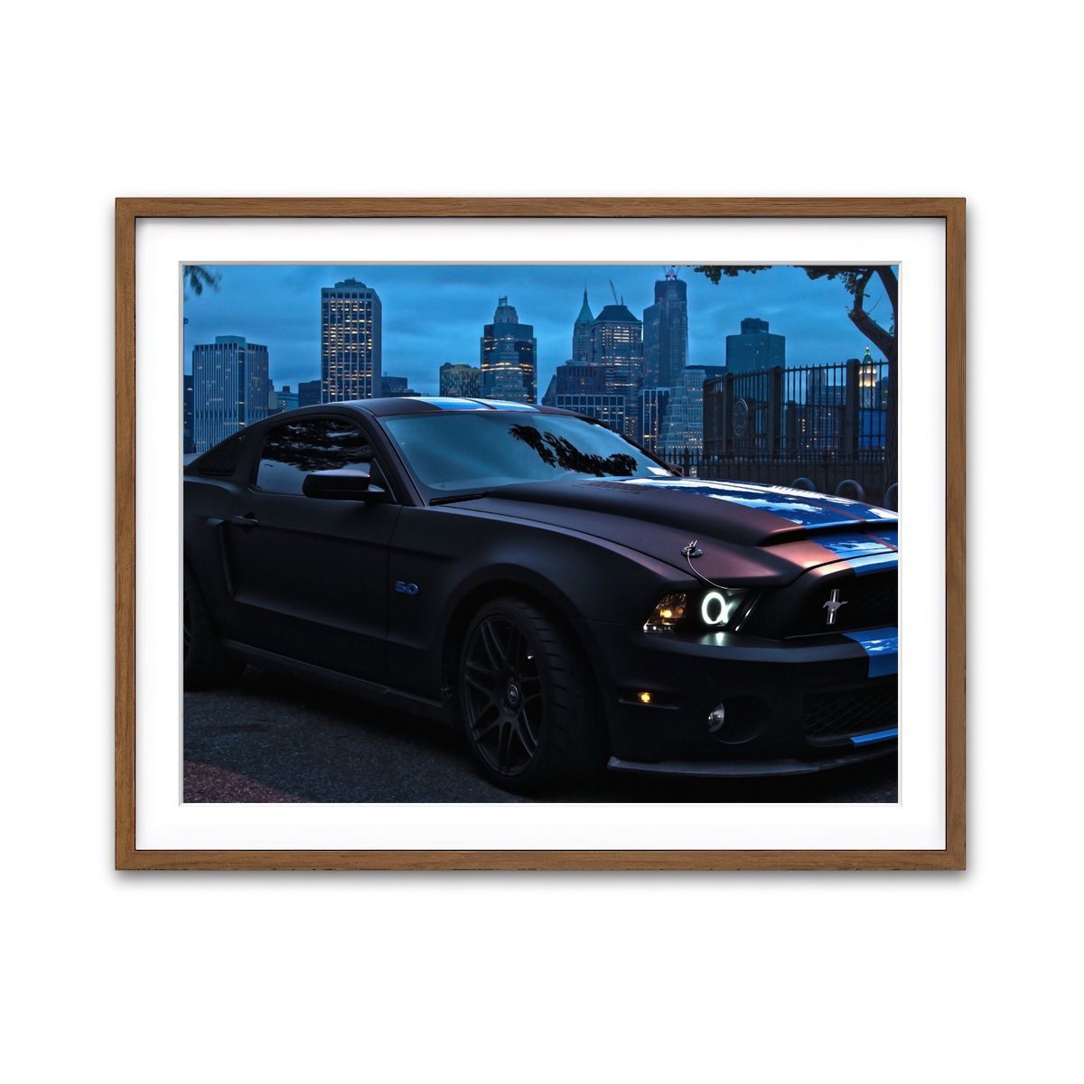 Framed Print 4x3 Walnut