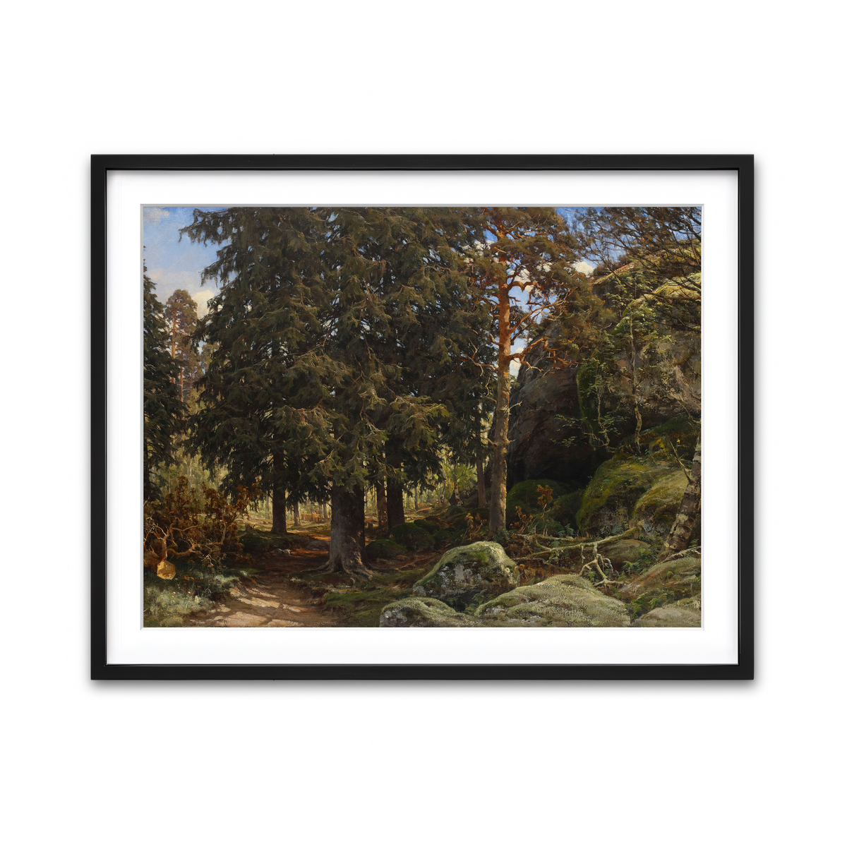 Framed Print 4x3 Black