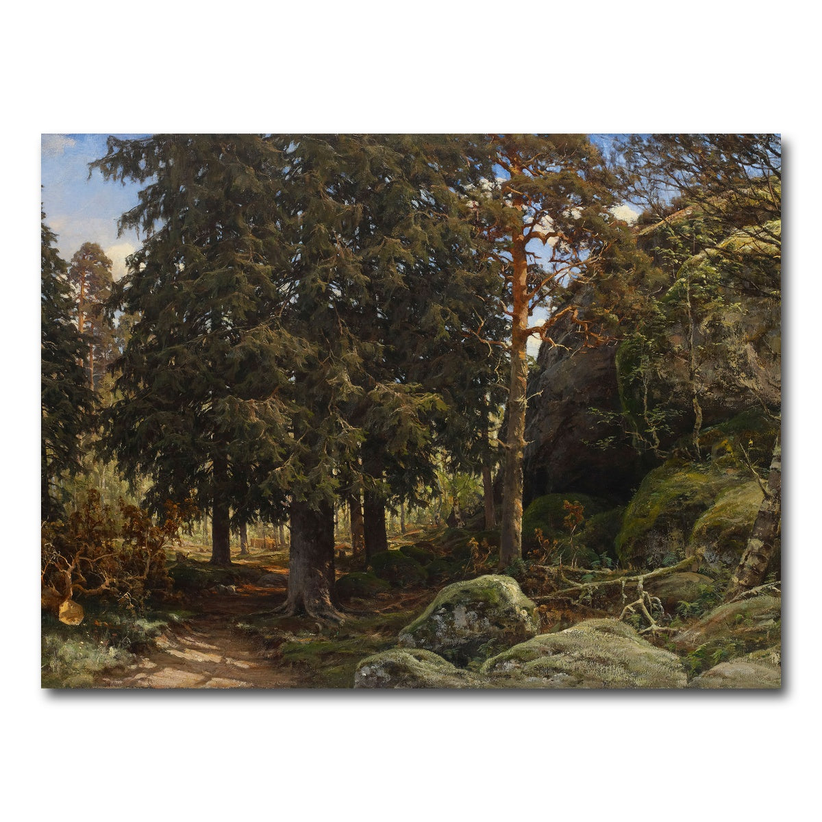 AUTO-MOCKUP WHITE | Forest Interior | 1 Piece | Gallery Wrap Canvas | group=4x3