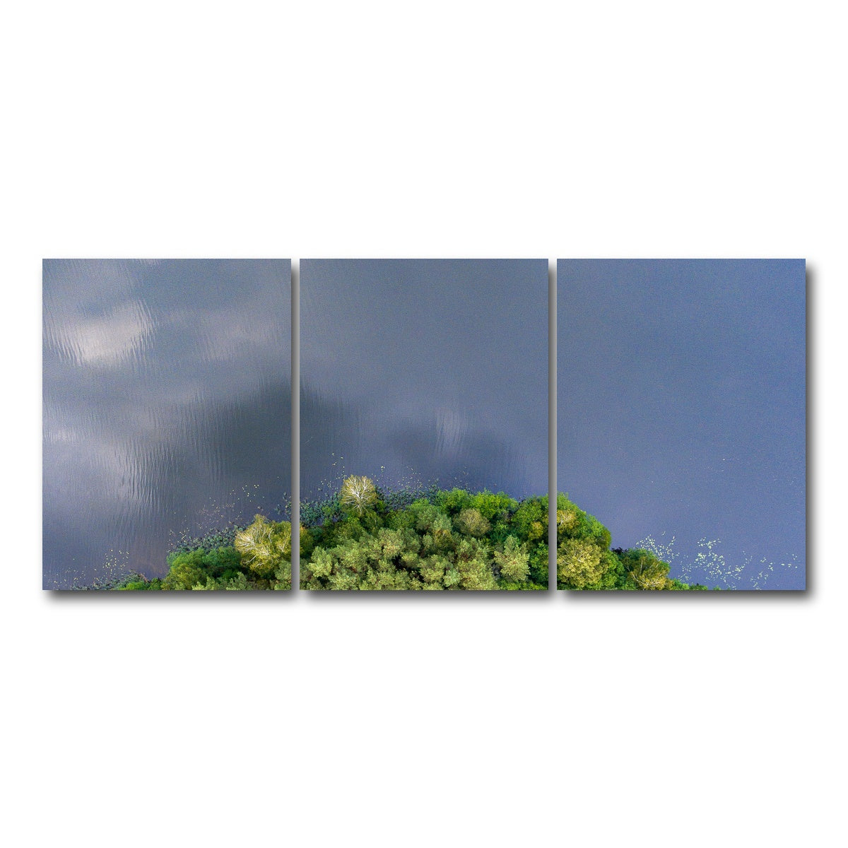 AUTO-MOCKUP WHITE | Forest Meets Water | 3 Piece | Gallery Wrap Canvas | group=18x24