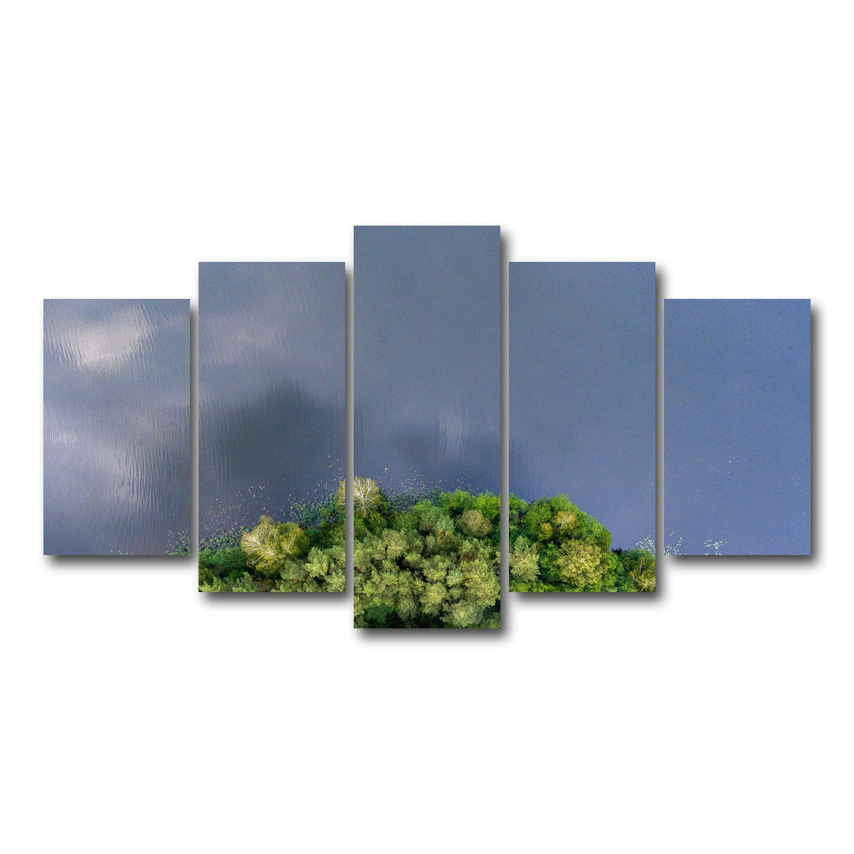 AUTO-MOCKUP WHITE | Forest Meets Water | 5 Piece | Gallery Wrap Canvas | group=5_normal