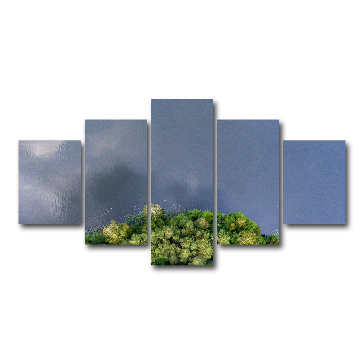 AUTO-MOCKUP WHITE | Forest Meets Water | 5 Piece | Gallery Wrap Canvas | group=5_short