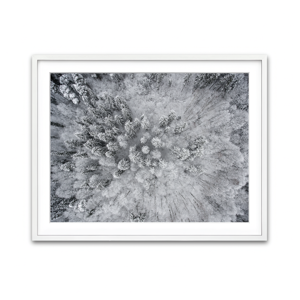 Framed Print 4x3 White