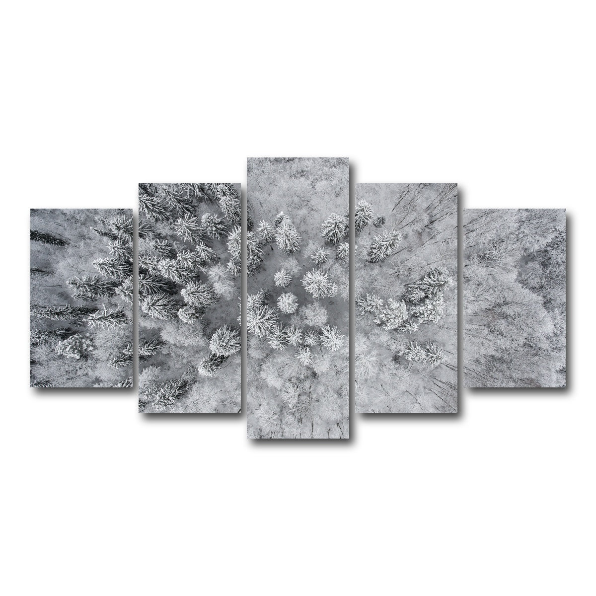 AUTO-MOCKUP WHITE | Forest Snow | 5 Piece | Gallery Wrap Canvas | group=5_normal