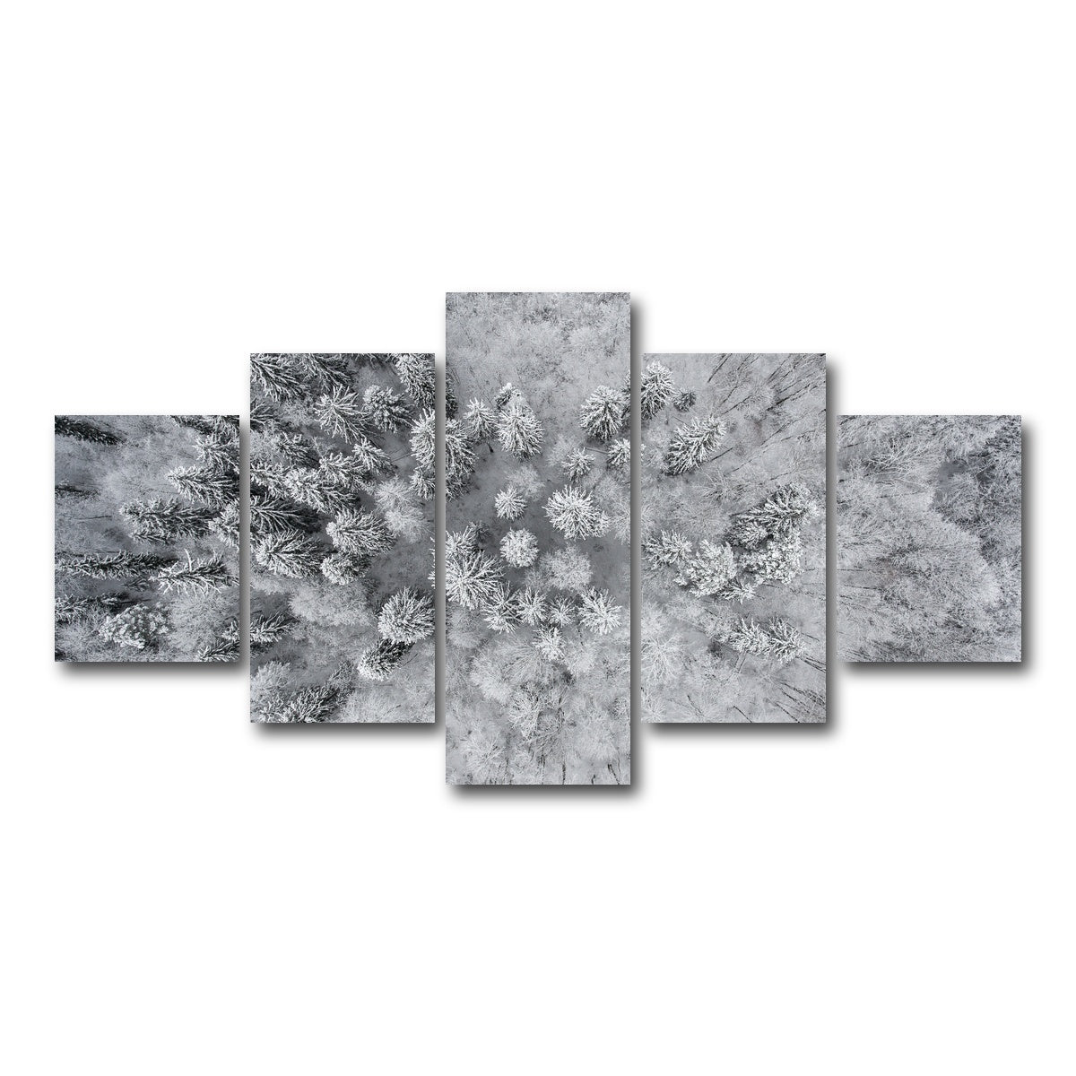 AUTO-MOCKUP WHITE | Forest Snow | 5 Piece | Gallery Wrap Canvas | group=5_short