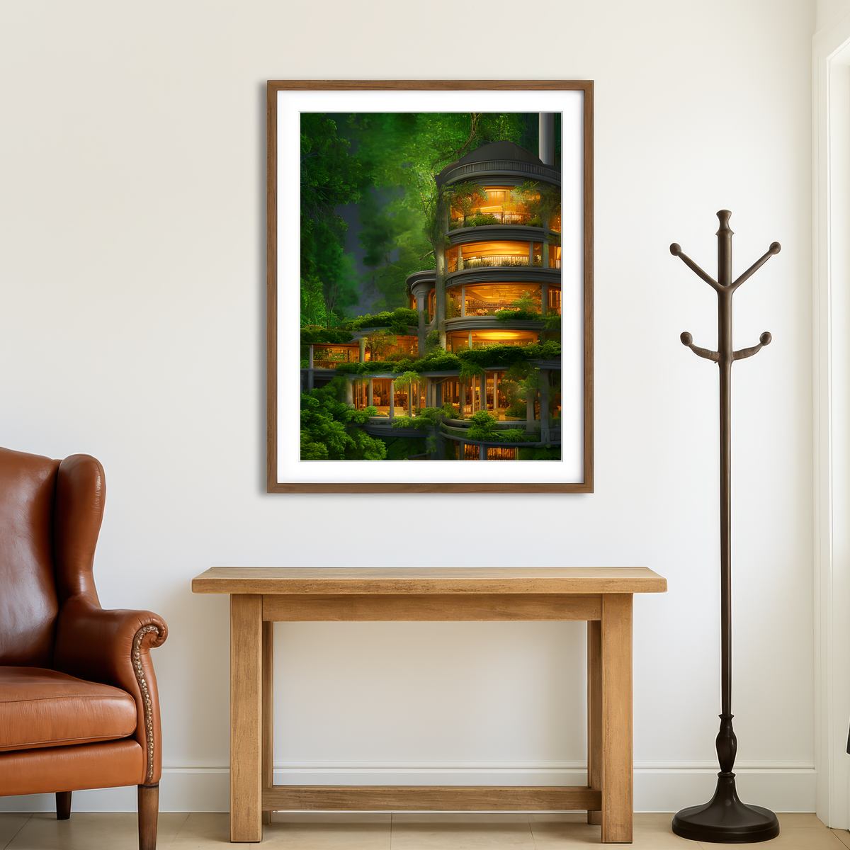 AUTO-MOCKUP ROOM | Forest Terrace Wall Art