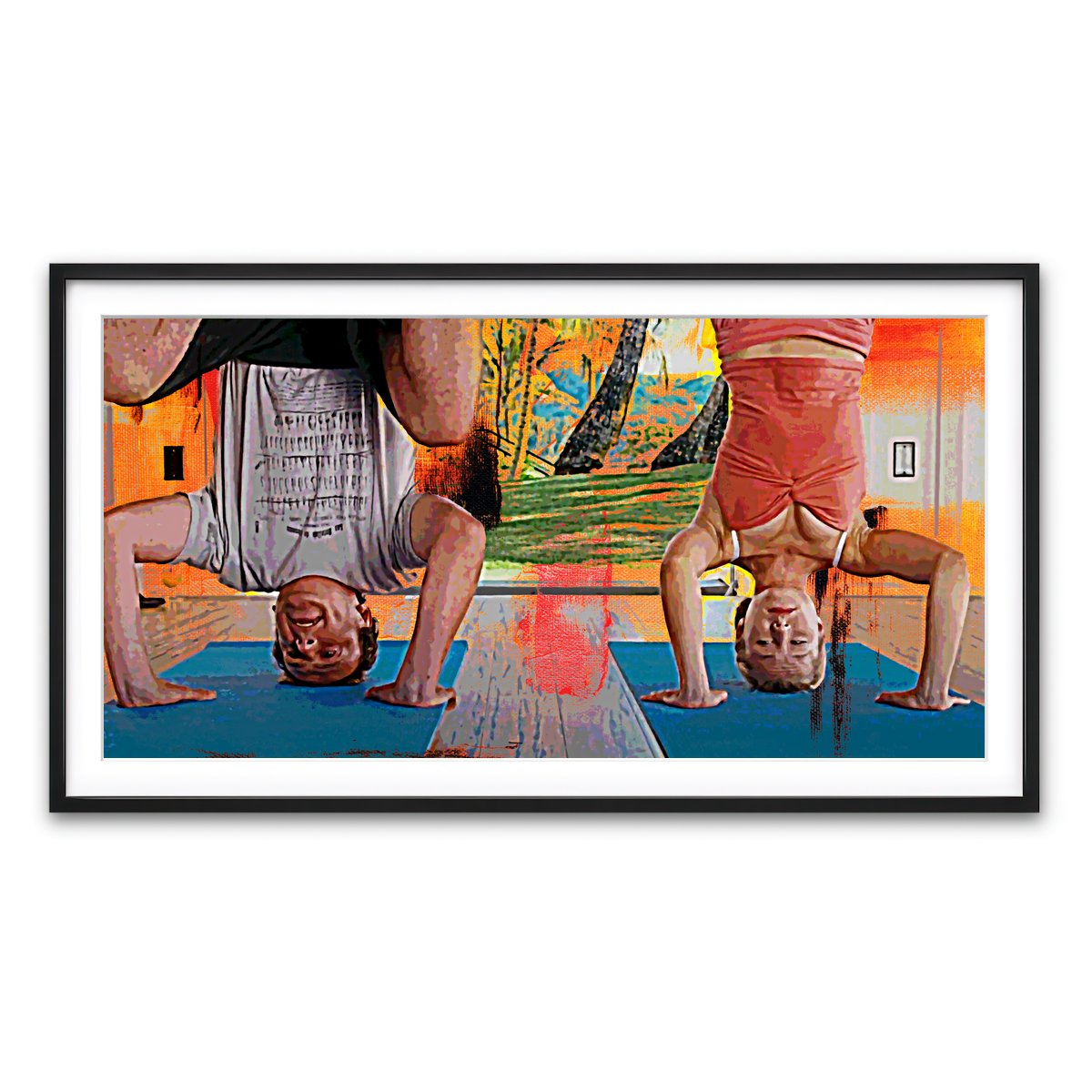 Framed Print 2x1 Black