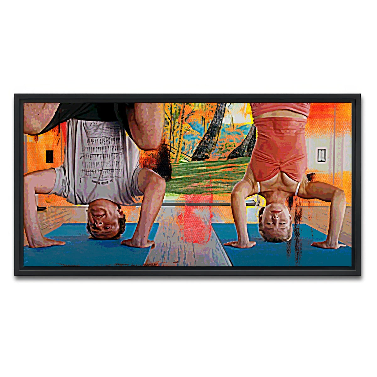 AUTO-MOCKUP WHITE | Forgetting Sarah Marshall | 1 Piece | Black Framed Canvas | group=2x1