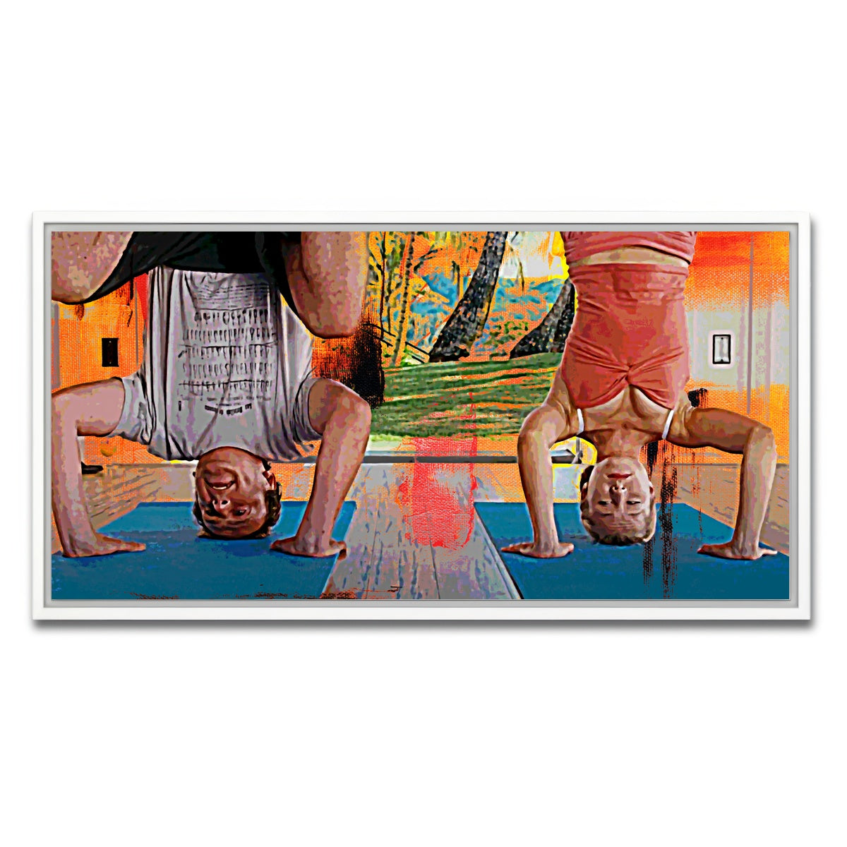 AUTO-MOCKUP WHITE | Forgetting Sarah Marshall | 1 Piece | White Framed Canvas | group=2x1