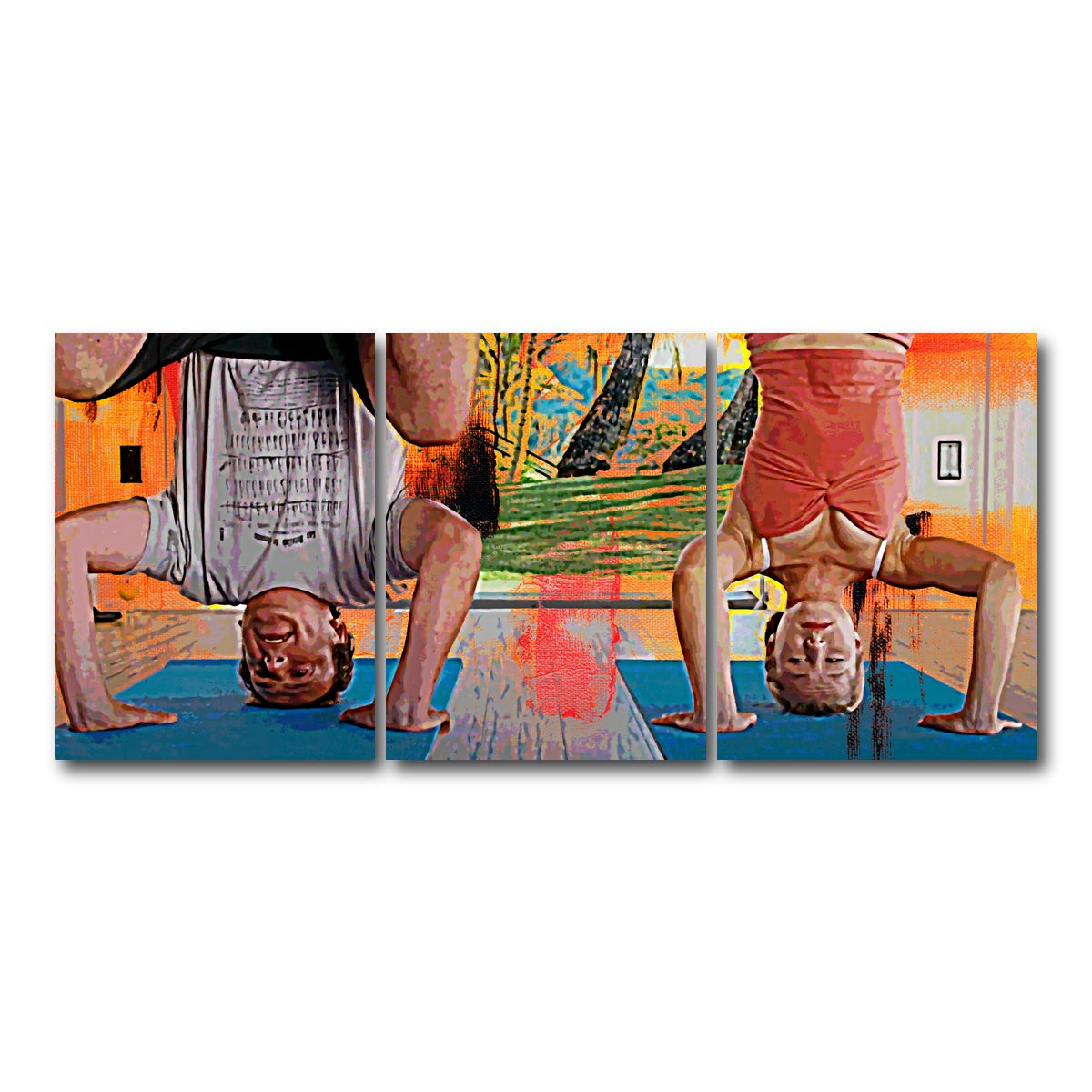 AUTO-MOCKUP WHITE | Forgetting Sarah Marshall | 3 Piece | Gallery Wrap Canvas | group=18x24