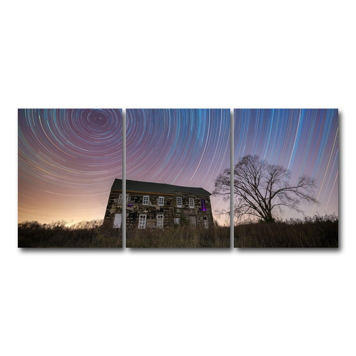 AUTO-MOCKUP WHITE | Forgotten Times | 3 Piece | Gallery Wrap Canvas | group=18x24