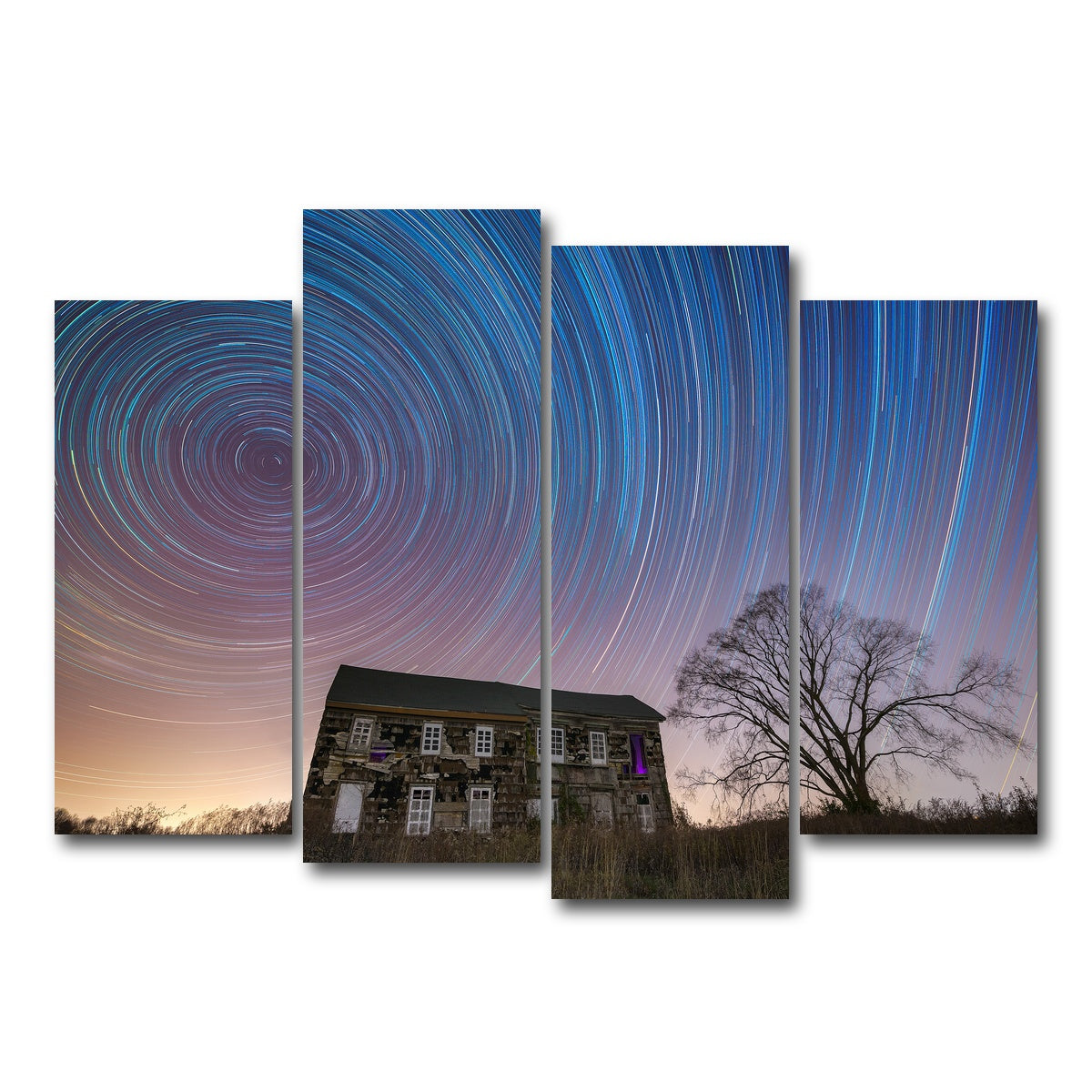 AUTO-MOCKUP WHITE | Forgotten Times | 4 Piece | Gallery Wrap Canvas | group=4_normal