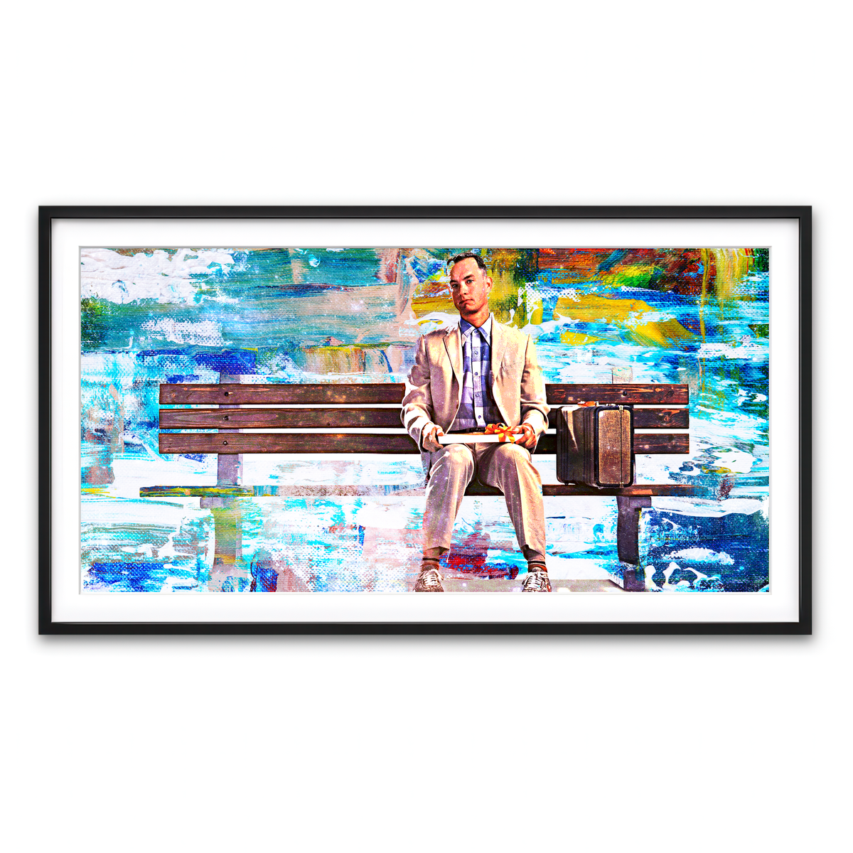 Framed Print 2x1 Black