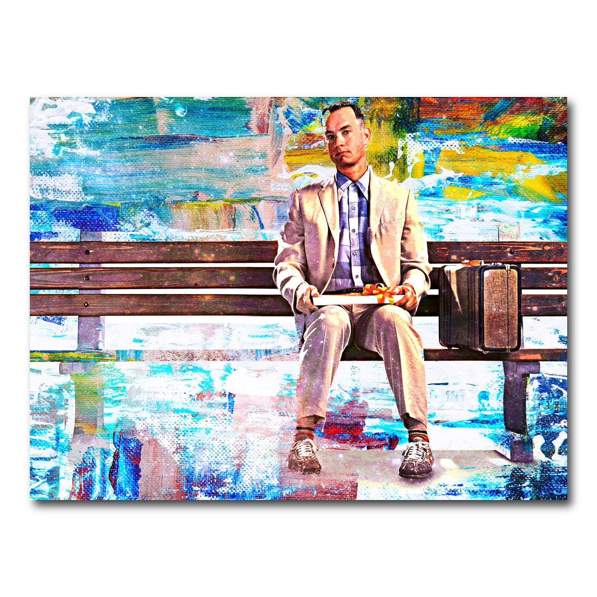 AUTO-MOCKUP WHITE | Forrest Gump | 1 Piece | Gallery Wrap Canvas | group=4x3