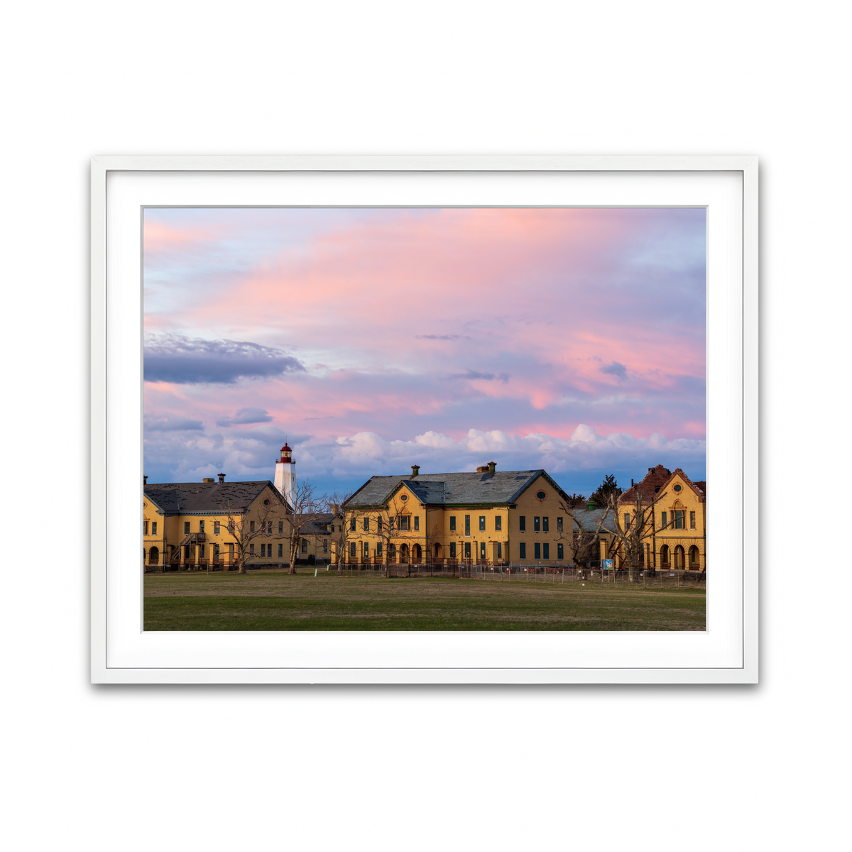 Framed Print 4x3 White