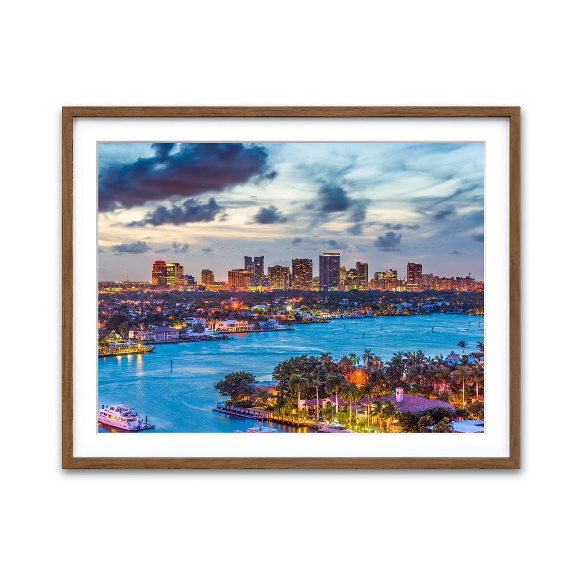 Framed Print 4x3 Walnut