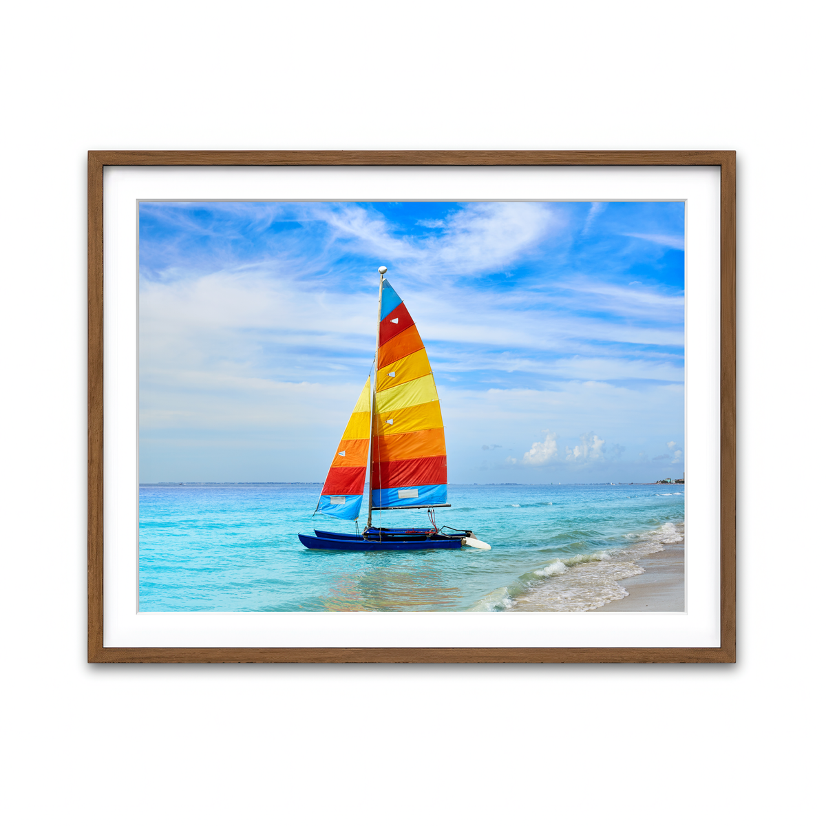 Framed Print 4x3 Walnut