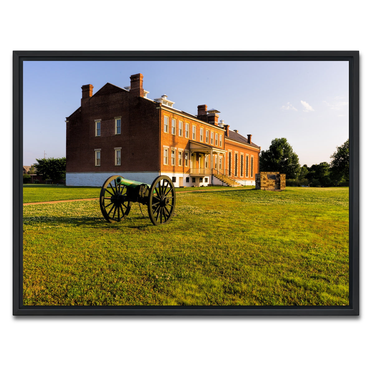AUTO-MOCKUP WHITE | Fort Smith National Historic Site | 1 Piece | Black Framed Canvas | group=4x3