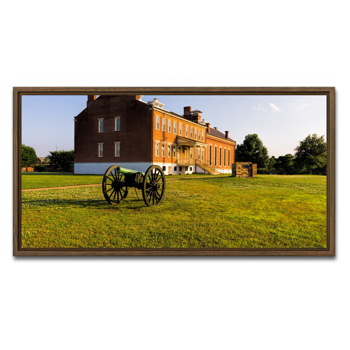 AUTO-MOCKUP WHITE | Fort Smith National Historic Site | 1 Piece | Walnut Framed Canvas | group=2x1