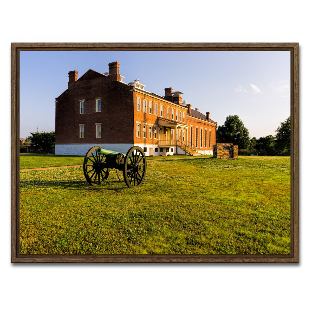 AUTO-MOCKUP WHITE | Fort Smith National Historic Site | 1 Piece | Walnut Framed Canvas | group=4x3