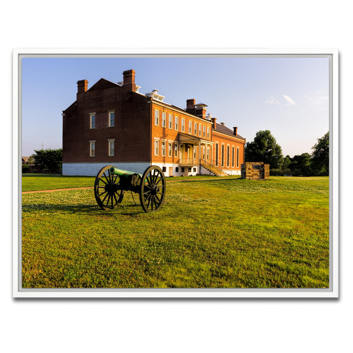 AUTO-MOCKUP WHITE | Fort Smith National Historic Site | 1 Piece | White Framed Canvas | group=4x3