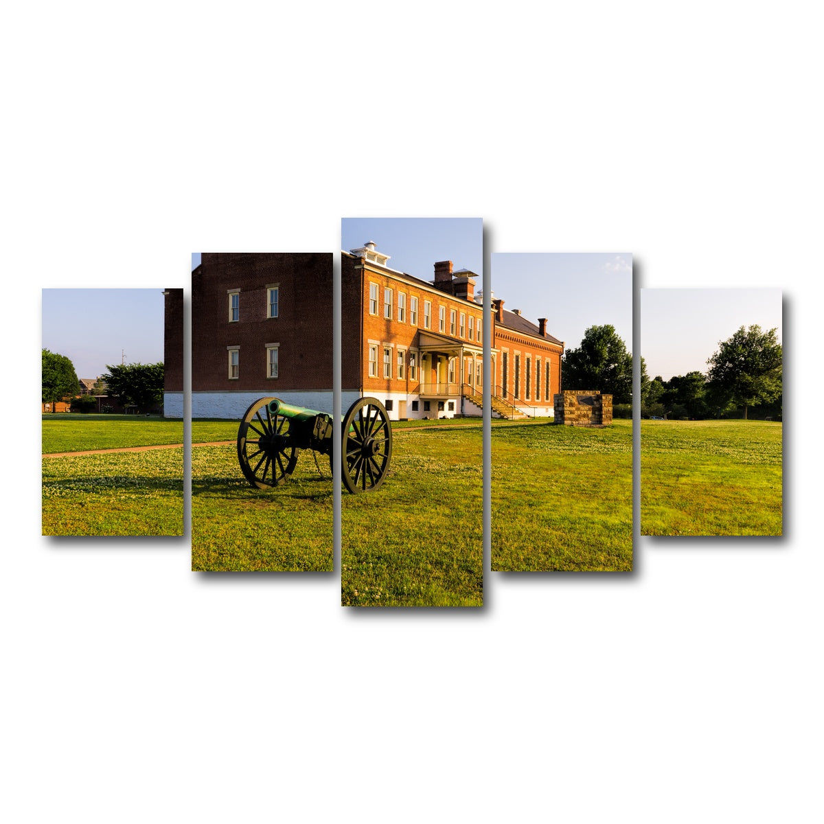 AUTO-MOCKUP WHITE | Fort Smith National Historic Site | 5 Piece | Gallery Wrap Canvas | group=5_normal