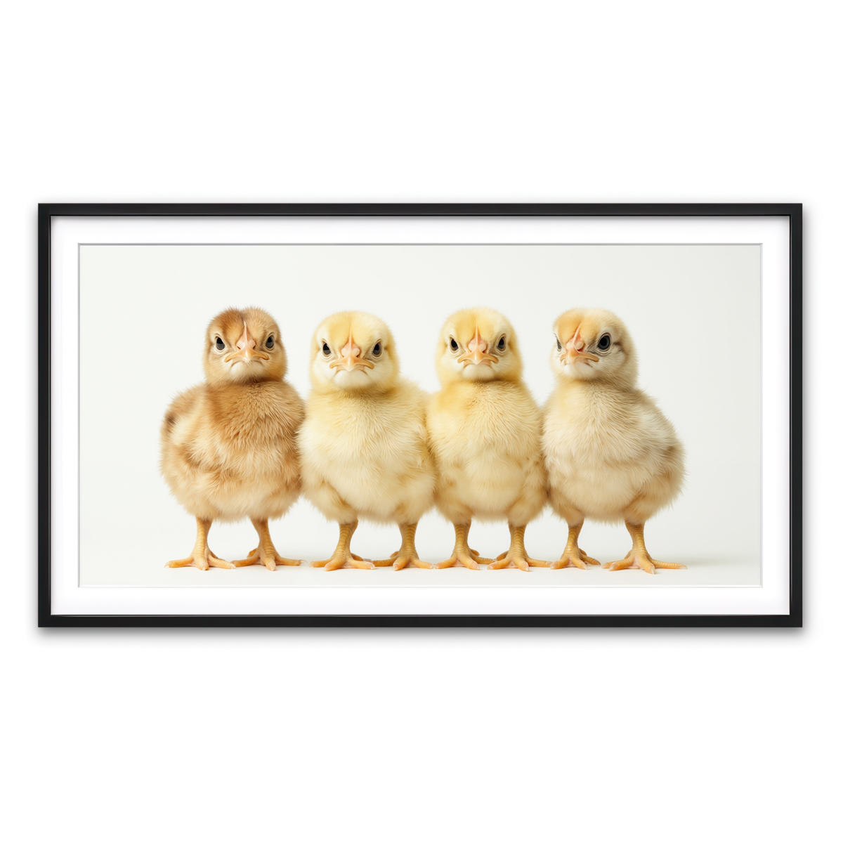 Framed Print 2x1 Black