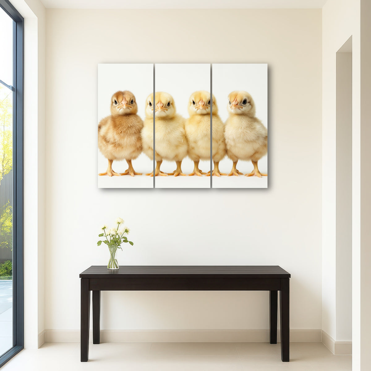 AUTO-MOCKUP ROOM | Four Baby Chickens
