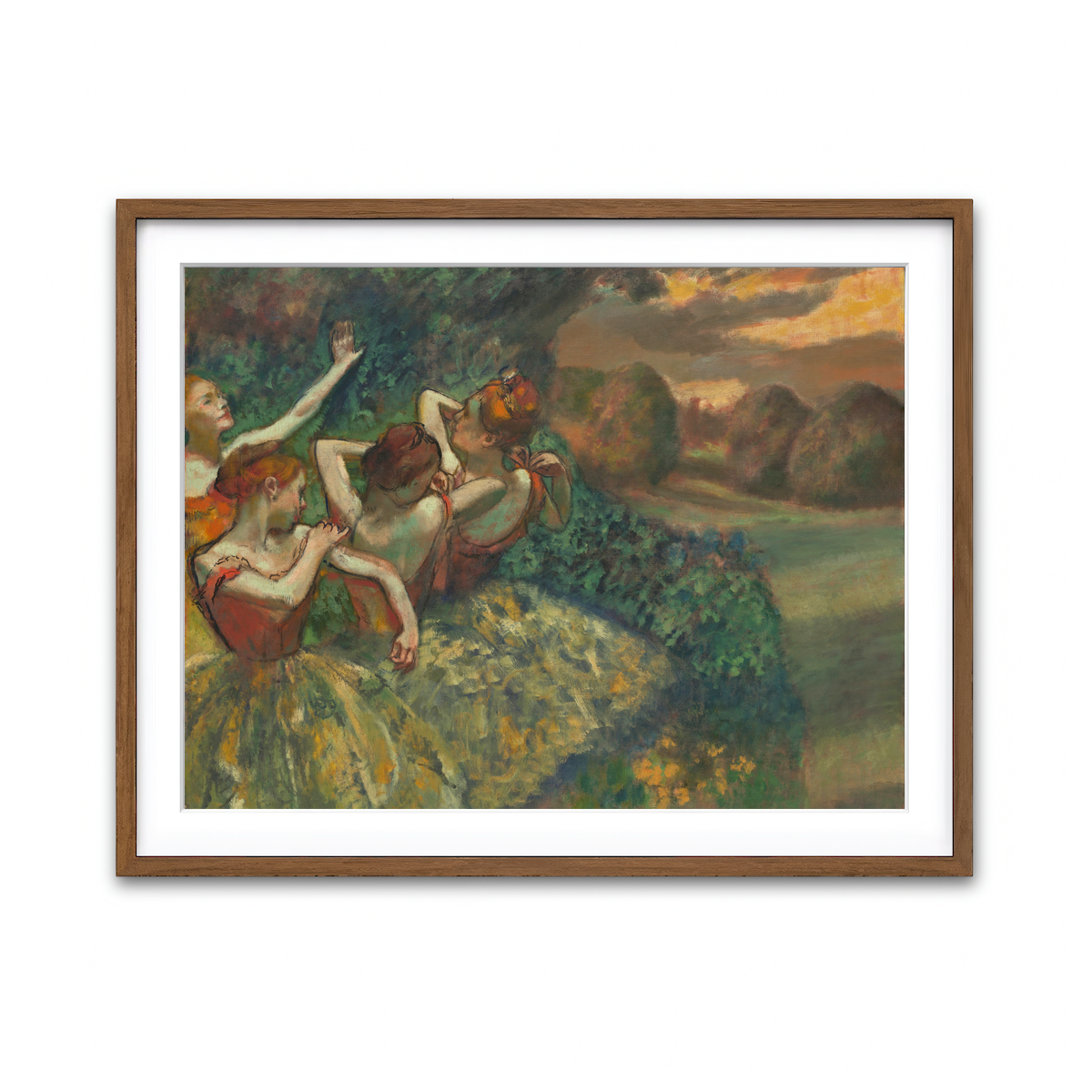 Framed Print 4x3 Walnut