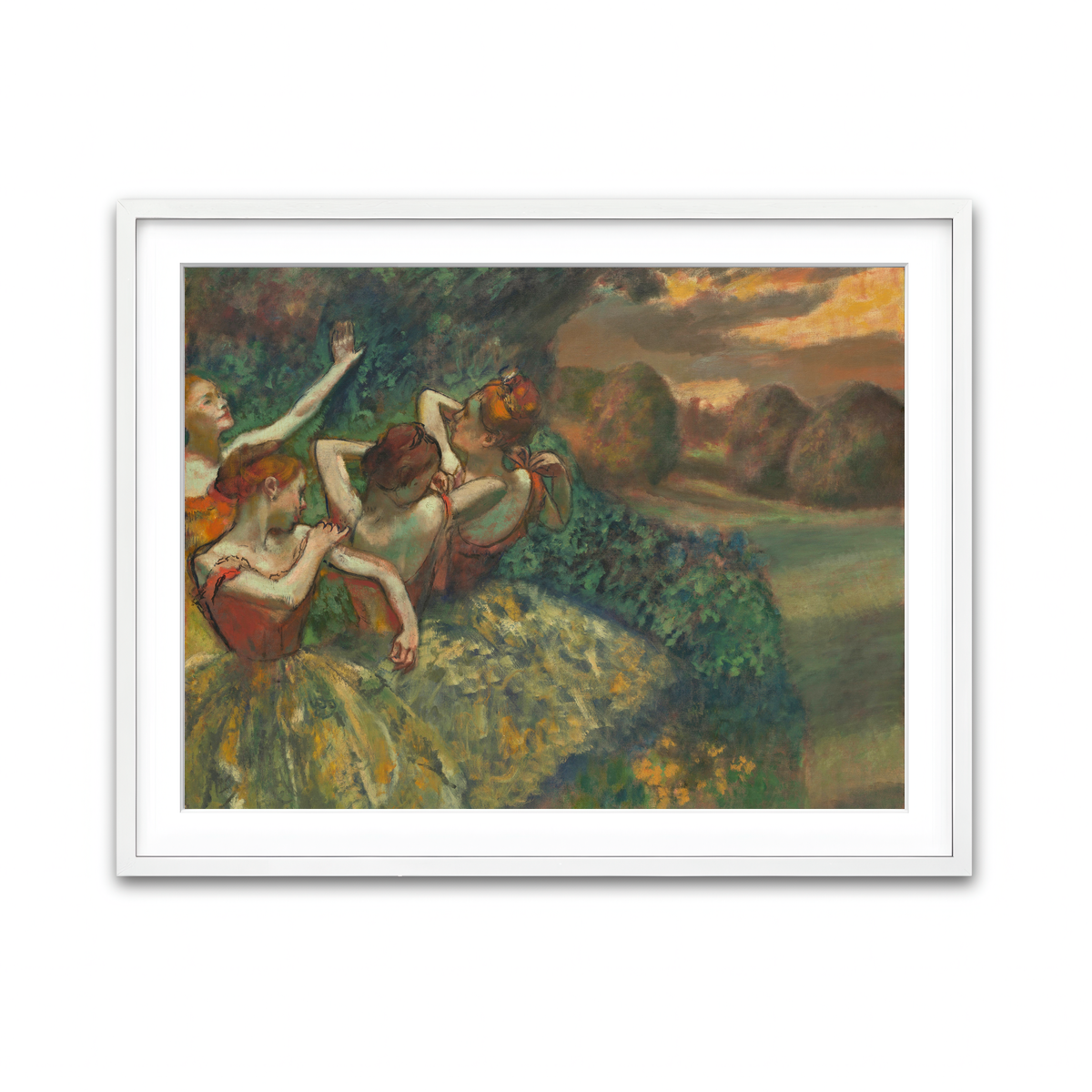 Framed Print 4x3 White