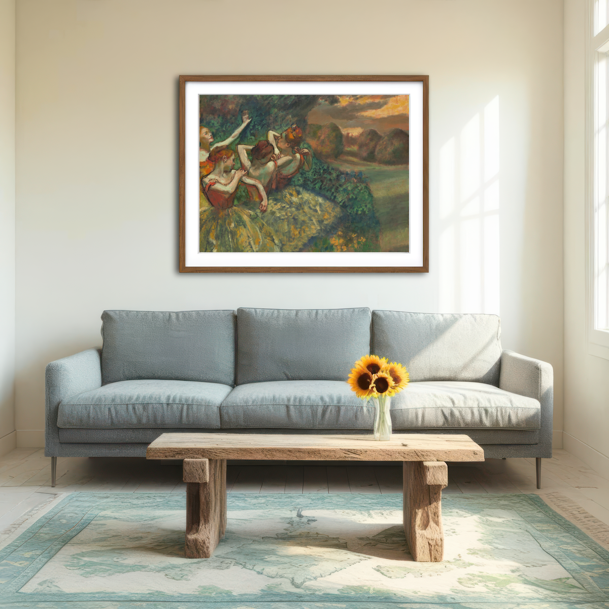 AUTO-MOCKUP ROOM | Four Dancers Wall Art