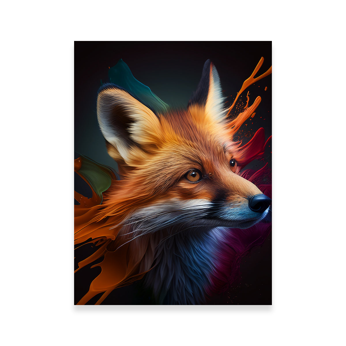 Fox Portrait Wall Art