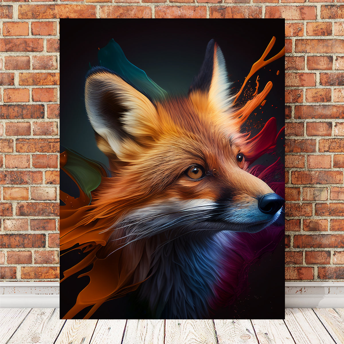 Fox Portrait Wall Art