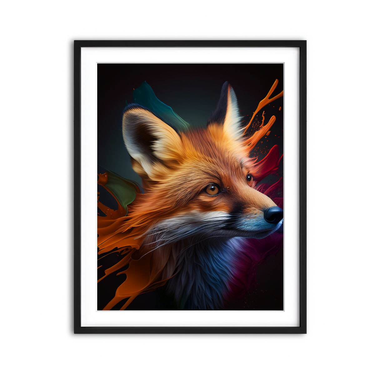 Framed Print 3x4 Black