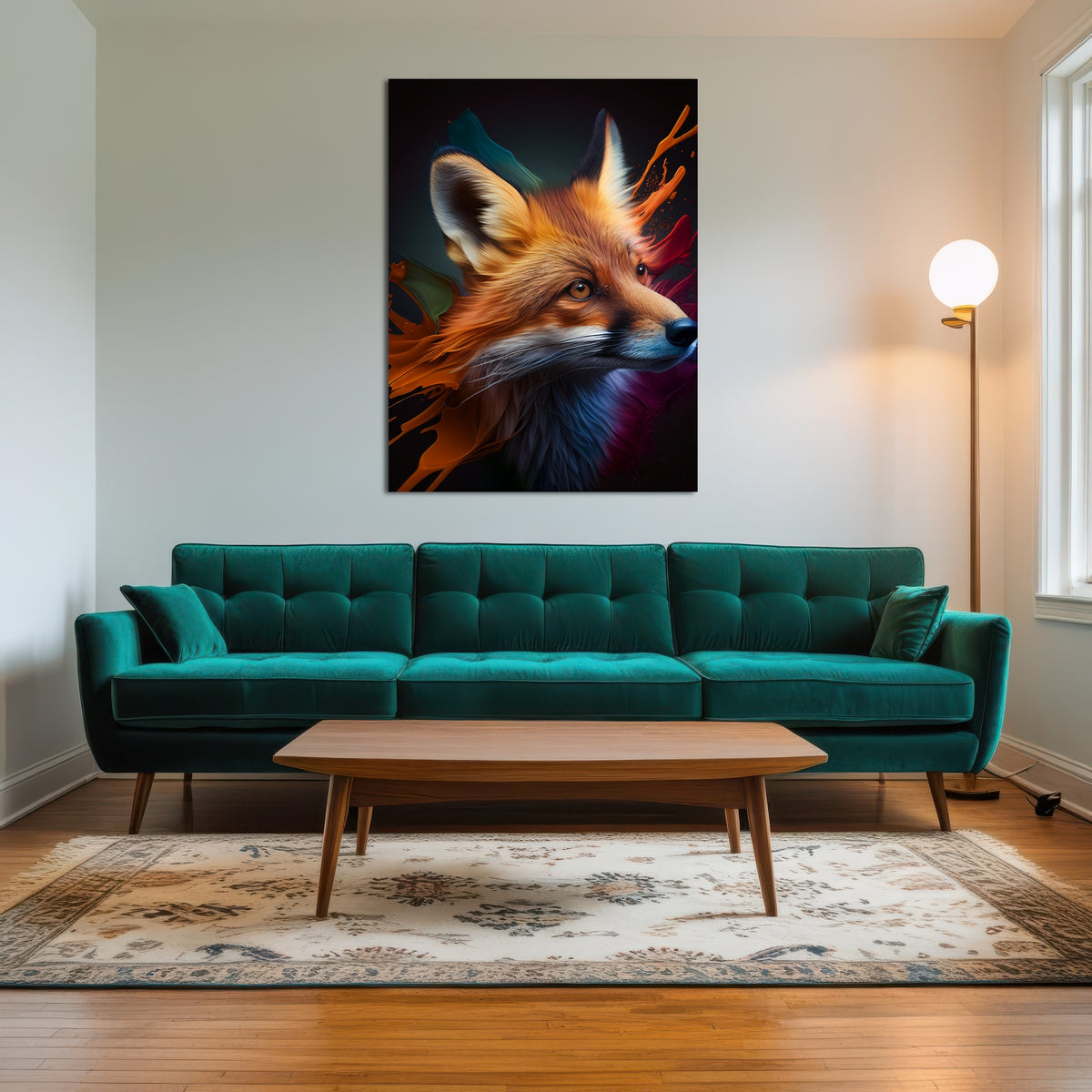 AUTO-MOCKUP ROOM | Fox Portrait