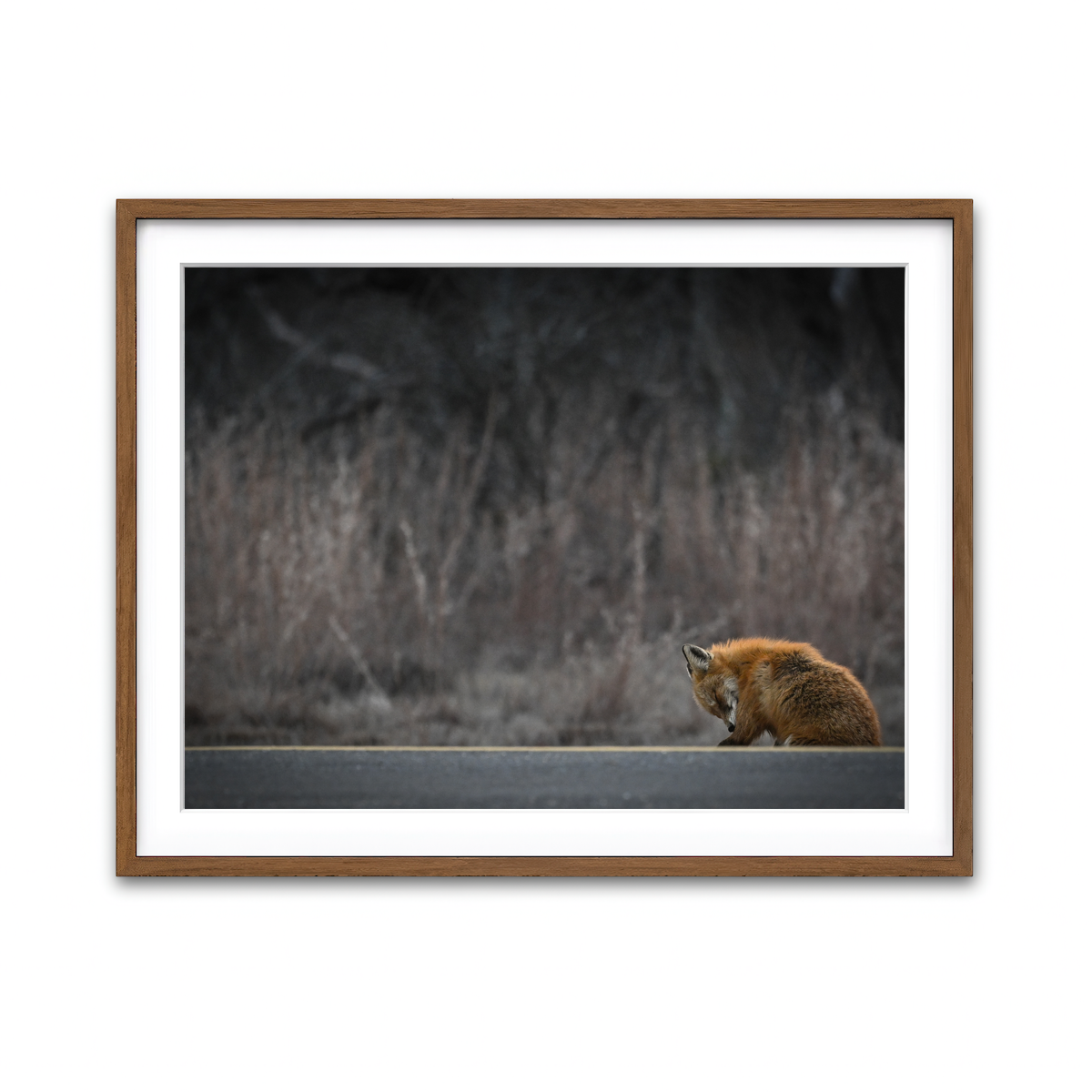 Framed Print 4x3 Walnut