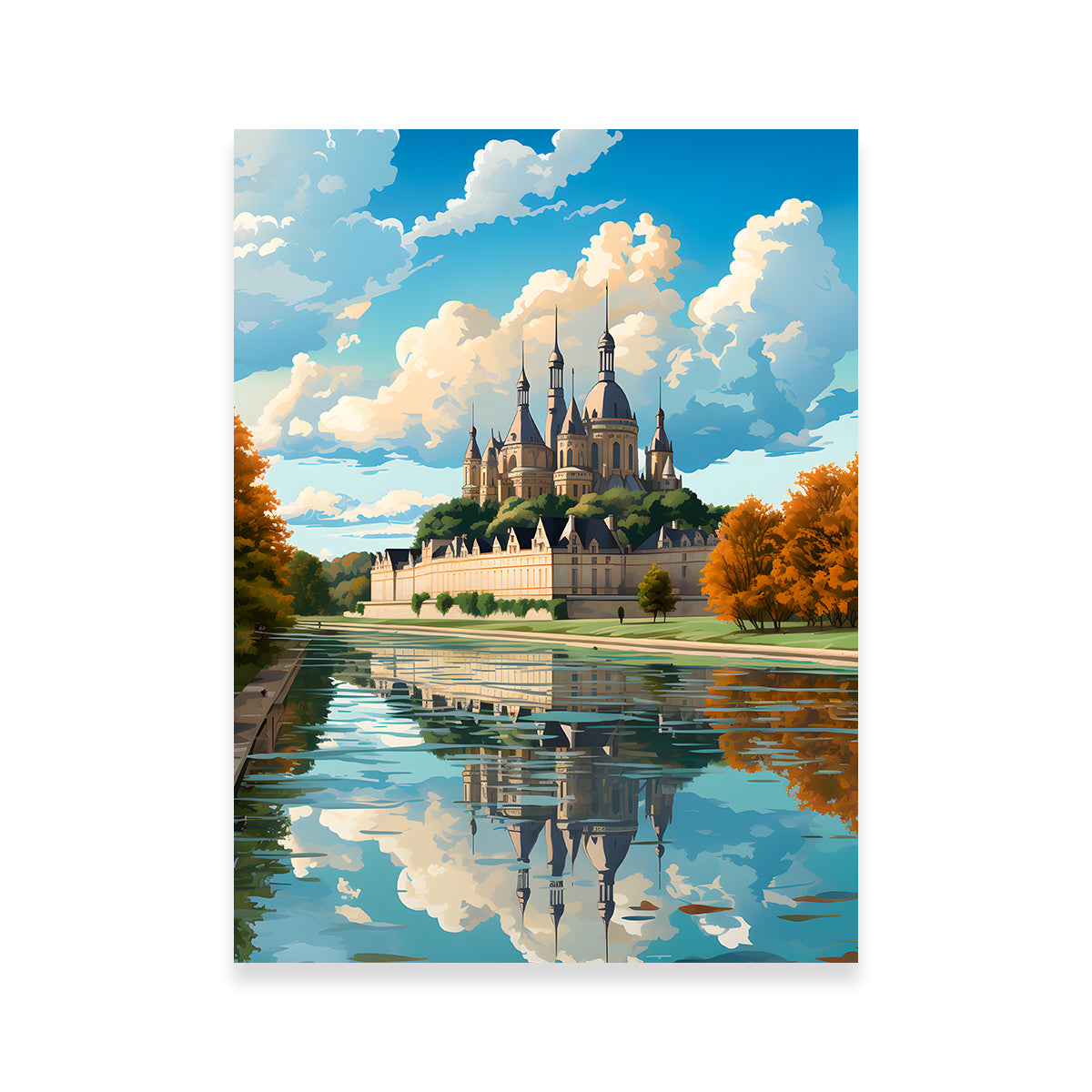 France - Chambord Castle Wall Art