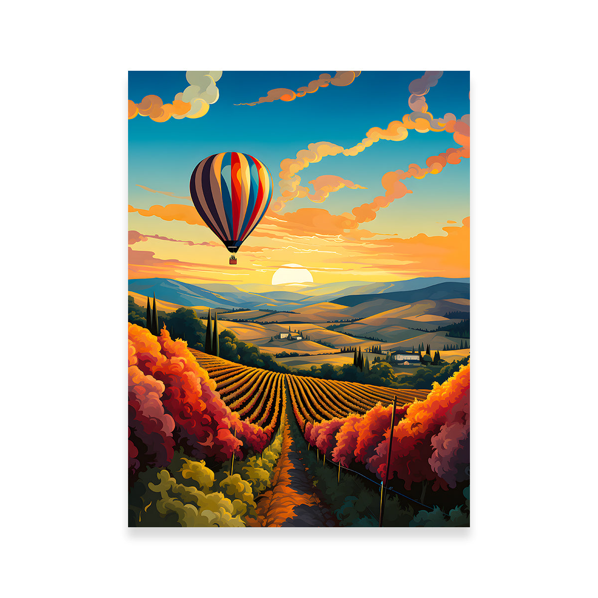 France - French Vineyards Wall Art