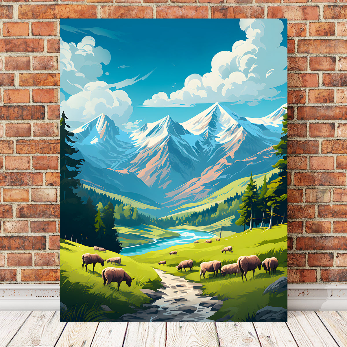 Queyras Regional Nature Park - France Wall Art