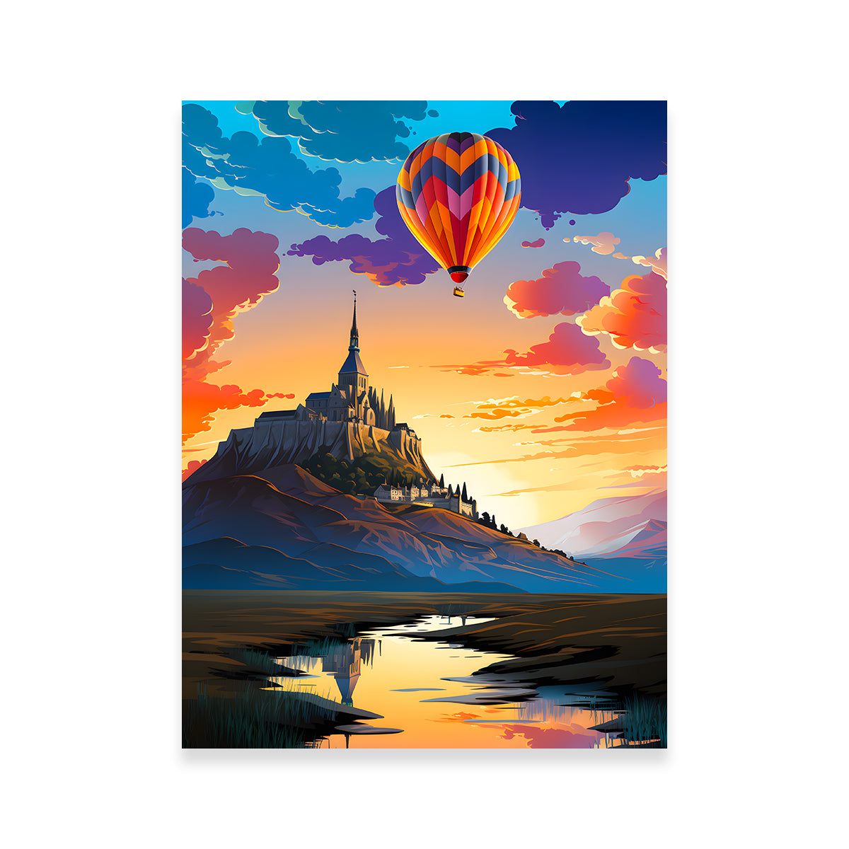 Mont Saint-Michel Wall Art