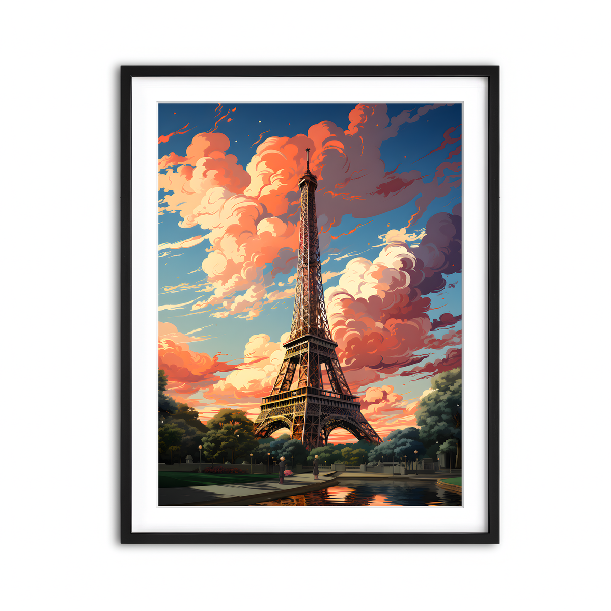 Framed Print 3x4 Black