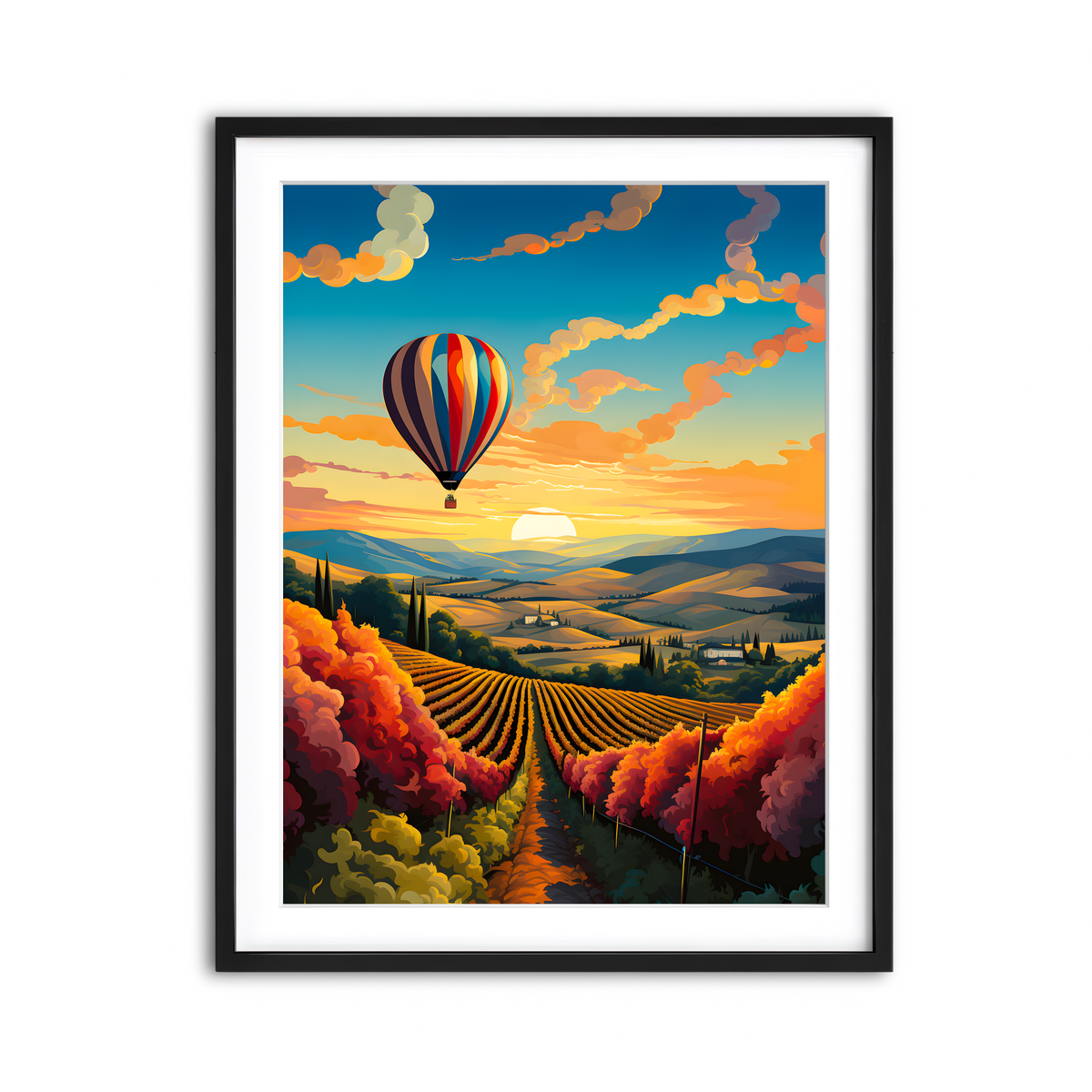 Framed Print 3x4 Black