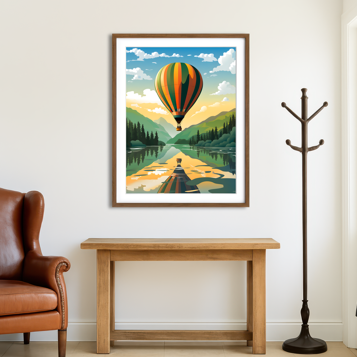 AUTO-MOCKUP ROOM | France - Serre-Poncon Lake Wall Art