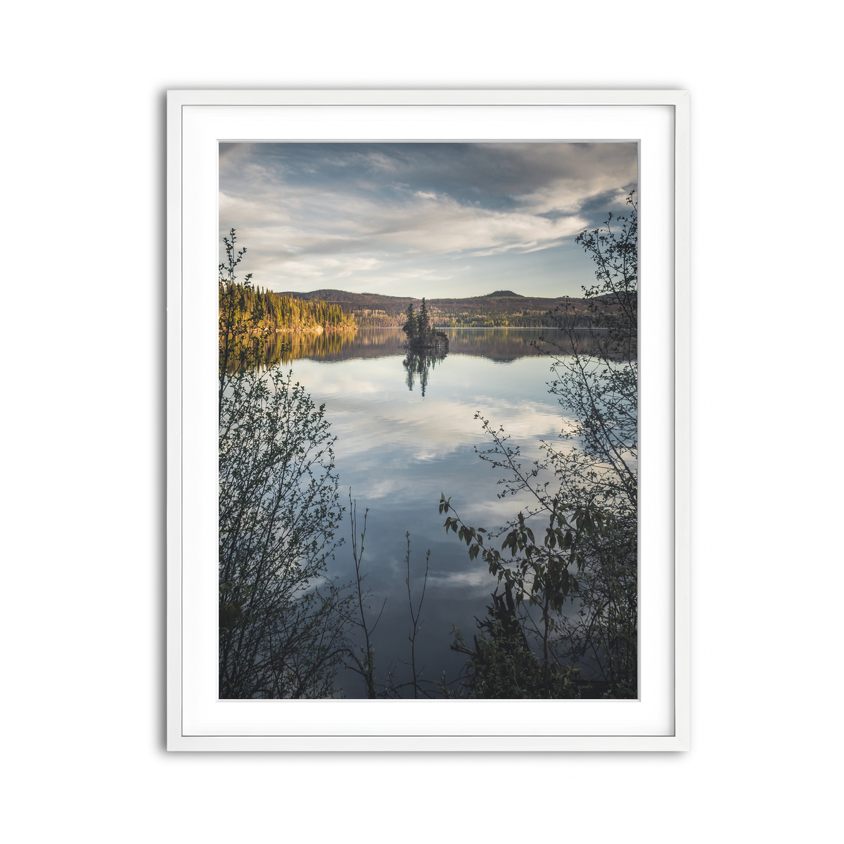 Framed Print 3x4 White