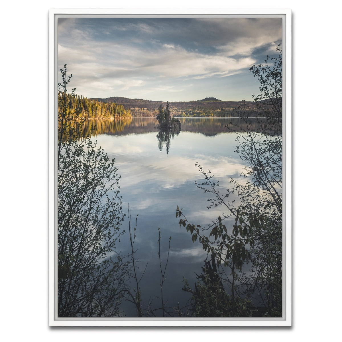 AUTO-MOCKUP WHITE | Francois Lake | 1 Piece | White Framed Canvas | group=3x4