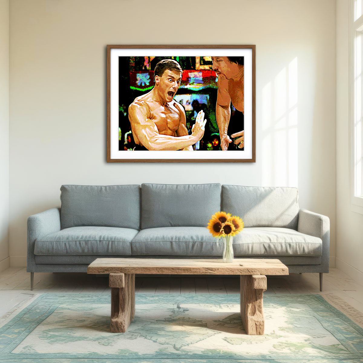 AUTO-MOCKUP ROOM | Frank Dux Wall Art