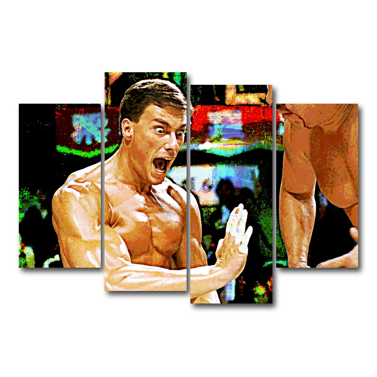 AUTO-MOCKUP WHITE | Frank Dux | 4 Piece | Gallery Wrap Canvas | group=4_short