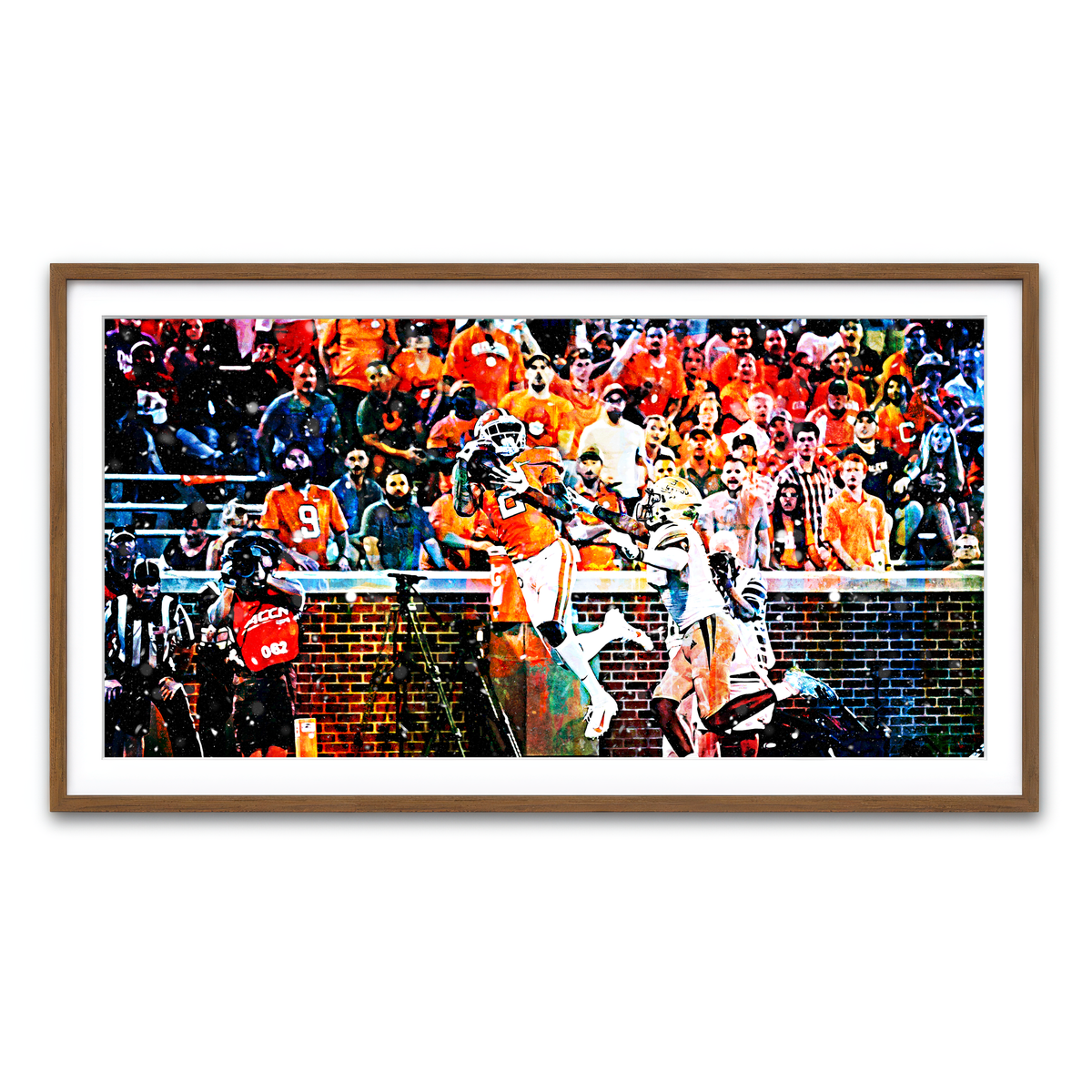 Framed Print 2x1 Walnut